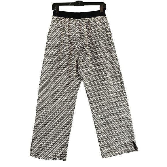 NIKO AND... High Waist Pull On Pants S214TL02AD Black Cream Size Medium - Picture 3 of 13